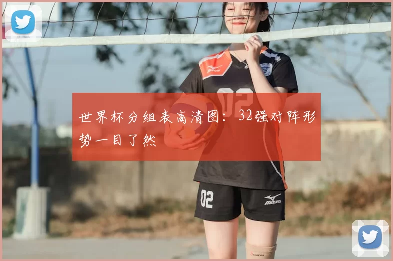 世界杯分组表高清图：32强对阵形势一目了然
